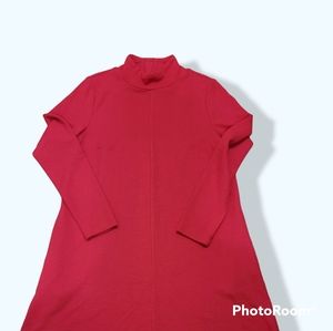 A-line red Gap tunic/dress